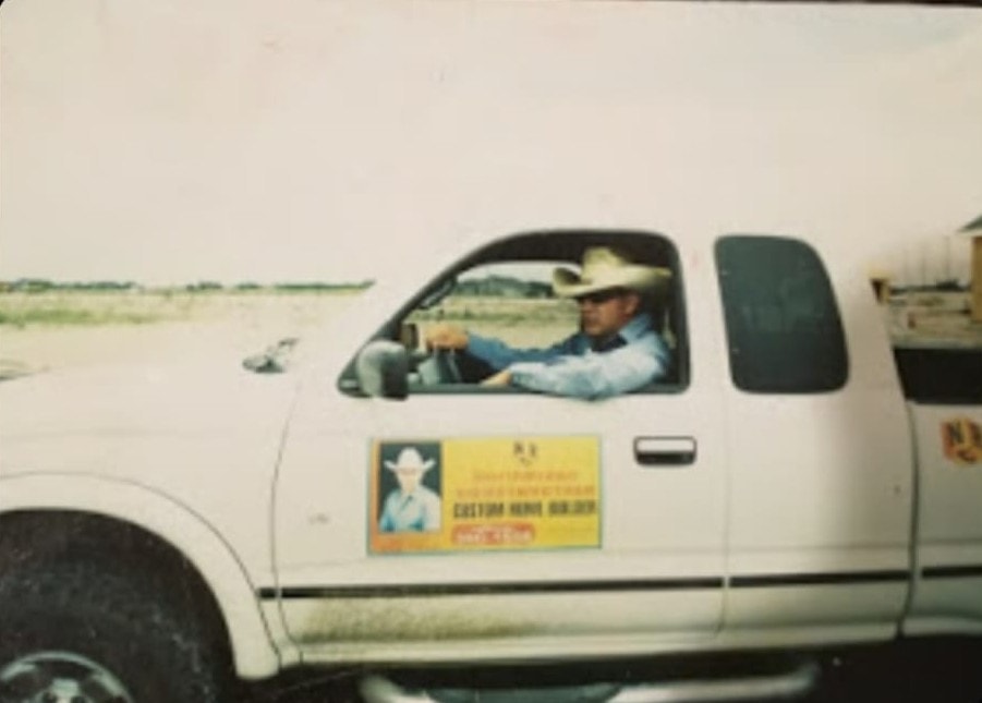 Ricardo R. Garza in the early days of SRD Custom Builders