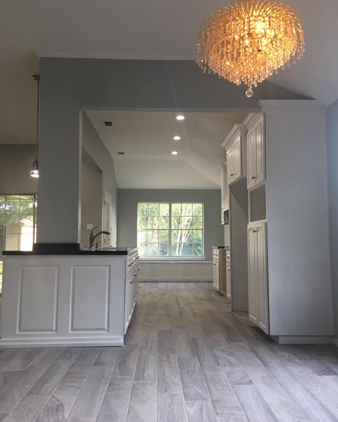 Full Kitchen & Living Remodel — Gray & Crystal photo 2