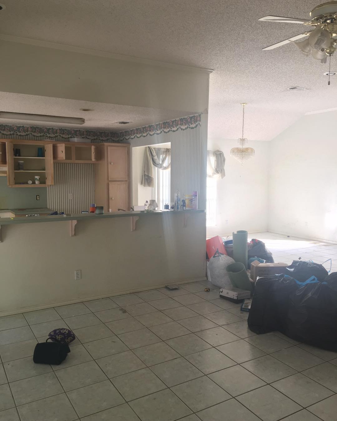 Full Kitchen & Living Remodel — Gray & Crystal photo 3